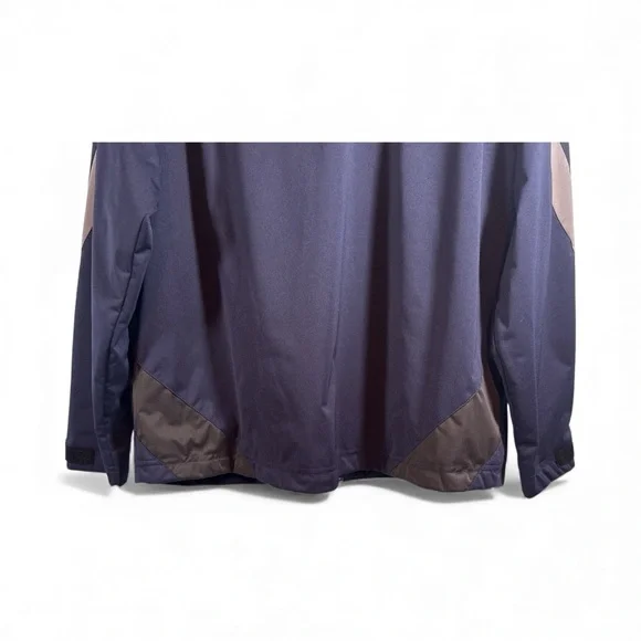 Atlanta Braves Windbreaker Jacket Men L Blue Full Zip Antigua MLB Y2K - Picture 4 of 11